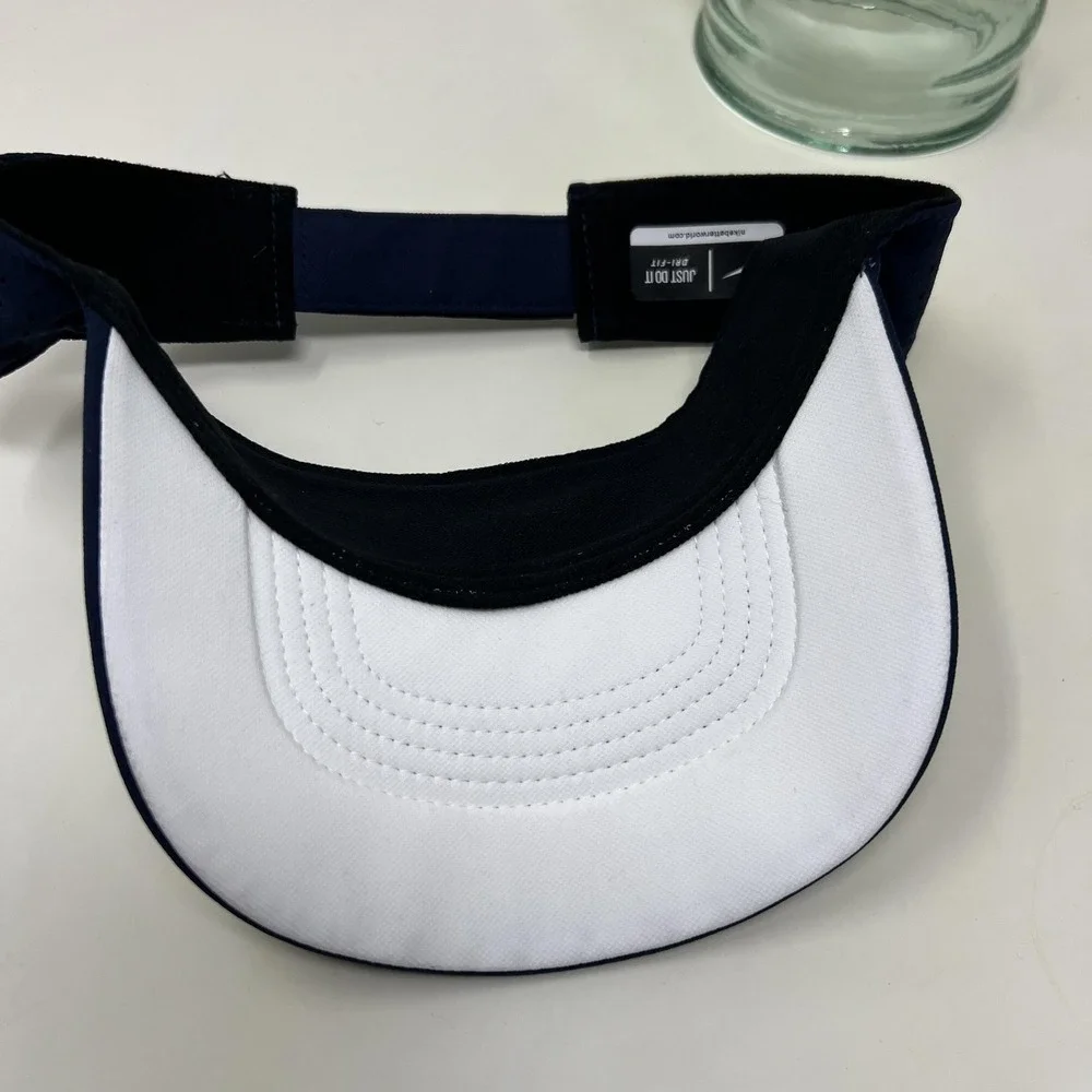 Nike BYU Cougars Football Visor Strap Back Men Blue Dri‎ Fit College Team Issued
